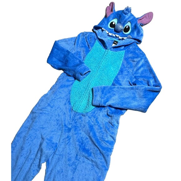 Stitch Disney Adult 2XL Pajamas One Piece Sleepwear Cosplay Halloween Costume - Picture 6 of 10